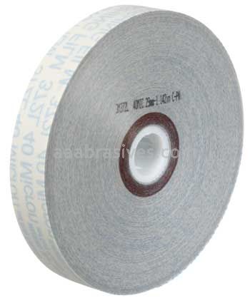 3M&trade; 7100054482 1.023 x 900 ft x 3 60 Micron 5 MIL 372L Microfinishing Film Roll