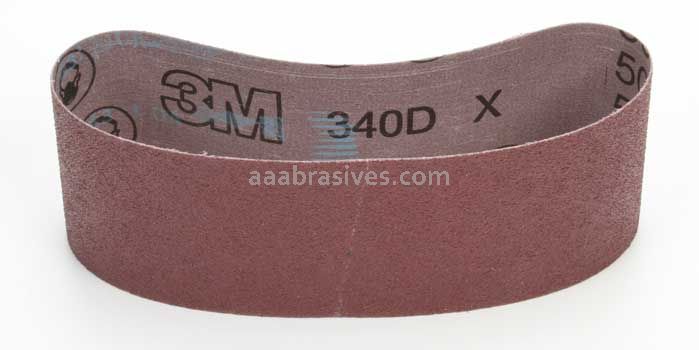 3M&trade; 7010326278 3 x 21 50 Grit X-wt 340D Cloth Belt