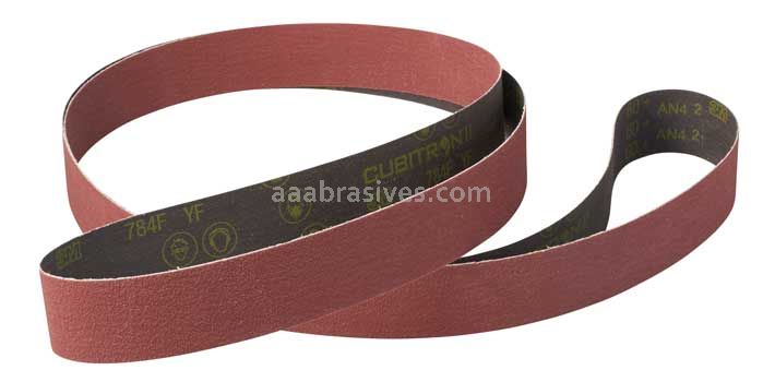 3M&trade; 7100145351 3 x 132 80+ Grit 784F Cubitron&trade; ll Cloth Belt