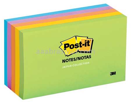 Post-it™ Notes 655-5UC 3 in x 5 in Jaipur Collection 3M 7100144043