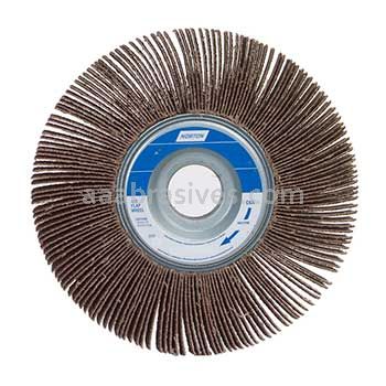 6 x 1 x 1 Merit 120 Grit A/O Large Diameter Flap Wheels