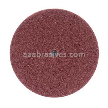 Merit Abrasives 08834162410 6" Merit A/O Medium High Strength Buffing Discs 1/2" Arbor Hole