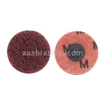 2" Merit A/O Medium Type 3 High Strength Buffing Quick Change Discs