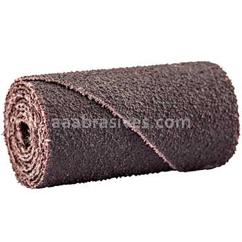 3/4 x 1-1/2 x 3/16 60 Grit Merit A/O Cartridge Rolls Straight Half-Glued