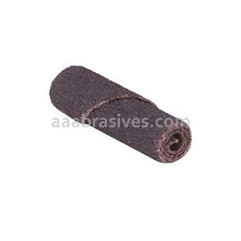 3/8 x 1-1/2 x 1/8 80 Grit Merit Silicon Carbide Cartridge Rolls Straight Half-Glued