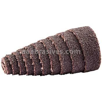 1 x 2 x 3/16 60 Grit Merit A/O Full-Tapered Spiral Rolls