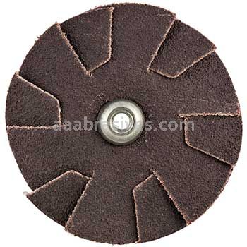 3 /100 /1/4-20 /Merit Aluminum Oxide /Overlap Slotted Discs (2/Set)