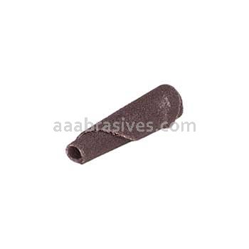 3/16 x 1 x 2-1/2 60 Grit K-110 Merit Aluminum Oxide Taper Cone Points