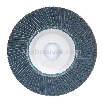 4-1/2 x 7/8 36 Grit Merit Type 27 Zirc Powerflex Flap Discs