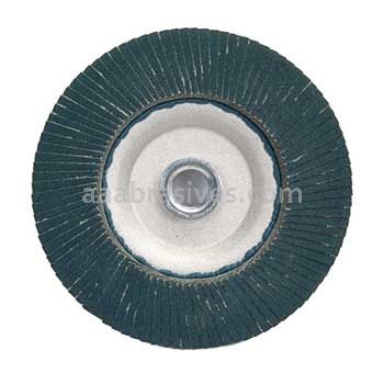 4-1/2 x 5/8-11 36 Grit Merit Type 27 Zirc Powerflex Flap Discs