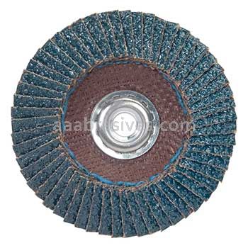 5 x 5/8-11 120 Grit Merit Type 29 Zirc Powerflex Flap Discs