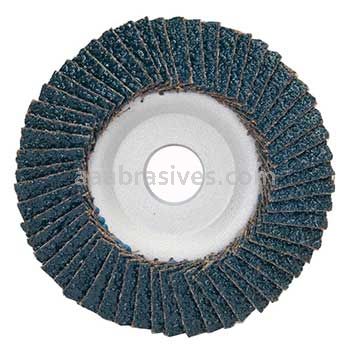 5 x 7/8 80 Merit Type 29 Aluminum Plate Zirc Powerflex Flap Discs
