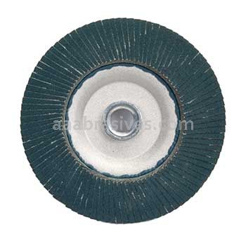 4-1/2 x 5/8-11 24 Grit Merit Type 27 Zirc Powerflex Flap Discs