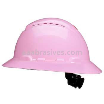 3M™ 7100239746 SecureFit™ Full Brim Hard Hat H-813SFV-UV Pink Vented 4-Pt Pressure Diffusion Ratchet Suspension W/ UVicator