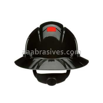 3M&trade; 7100240039 SecureFit&trade; Full Brim Hard Hat H-812SFR-UV Black 4-Pt Pressure Diffusion Ratchet Suspension W/ Uvicator