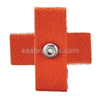 3M™ 7100105437 2-1/2 x 2-1/2 x 1 P100 Grit 747D Cross Pad