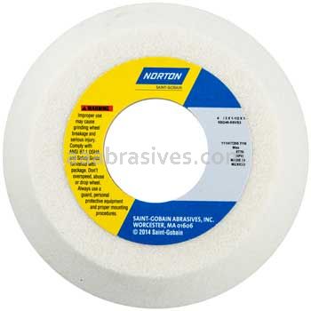 Norton 4 x 3 x 1-1/2 x 1-1/4 Rim 1/4 Back 1/2 5SG46-KVS3 Face Z ME19237 Type 11 Flaring Cup Wheels