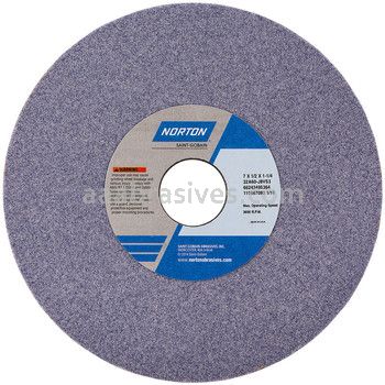 Norton 7 x 1/2 x 1-1/4 32A60-JVS3 Type 01 Straight Wheels