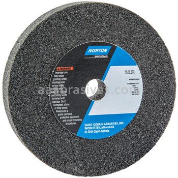 Norton 4 x 1/2 x 1/2 37C60-MVK Type 01 Straight Wheels