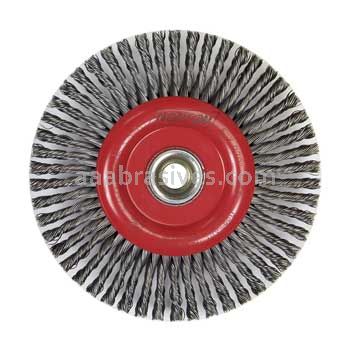 Norton Abrasives 66252810992 Stringer Bead Knot Wire Brushes 6-7/8 x .020 x 5/8-11