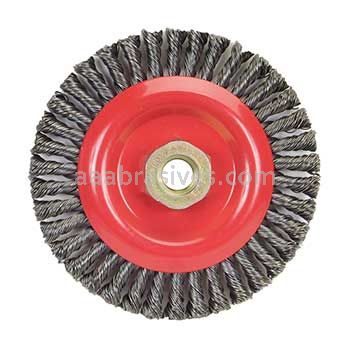 Norton 5 X .020 X 5/8-11 /Carbon Steel/*Bulk Packed/Stringer Bead Knot Wire Brushes - For Steel