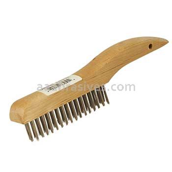 Norton 4 x 16/Stainless Steel//Hand Brushes - For Stainless Steel