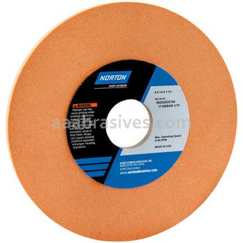 Norton 6 x 1/4 x 1-1/4 38A150-KV Type 01 Straight Wheels
