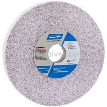 Norton 7 x 1/2 x 1-1/4 32AA46-HVTRP Type 01 Straight Wheels