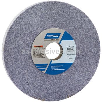 Norton 7 x 1/2 x 1-1/4 32AA80-IVTR Type 01 Straight Wheels