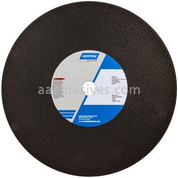 Norton 12 x 1/8 x 1 Norzon Foundry Cut-Off R Sides Reinforced Type 01 Straight Wheels
