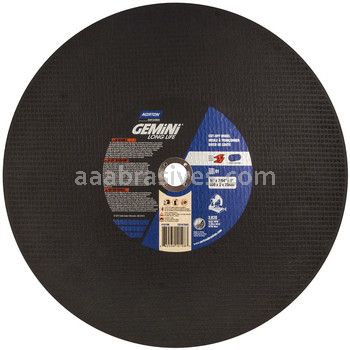 Norton 16 x 7/64 x 1 Gemini Long Life Chopsaw Type 01 Straight Wheels