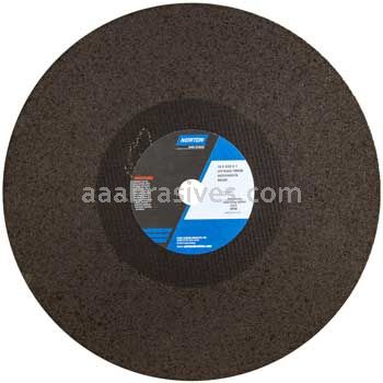 Norton 16 x 5/32 x 1/U57A304-TB65B/R Sides Reinforced/Type 01 Straight Wheels