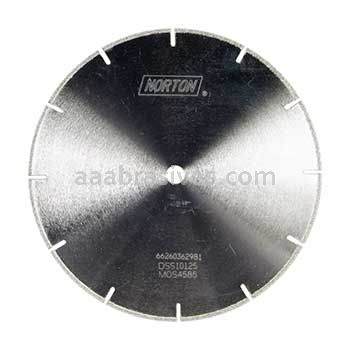 10 x 1/8 x 5/8 40 Grit Diamond Slotted Cut-off Saw Blade