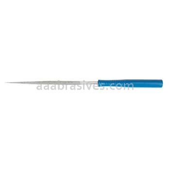 .145 x .145 2-3/4 Diamond Length, 5-3/4 OAL with Handle Triangle Diamond Needle File