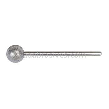1/2" Ball Ends Spherical Diamond Contour Tool 1/8 Shank x 2 OAL