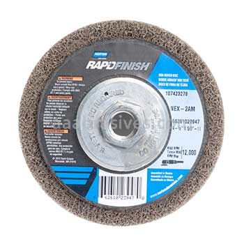 Norton 4-1/2 x 5/8-11/NEX-2AM Med/Type 27 Depressed Center Wheel/Norton Rapid Finish Wheels