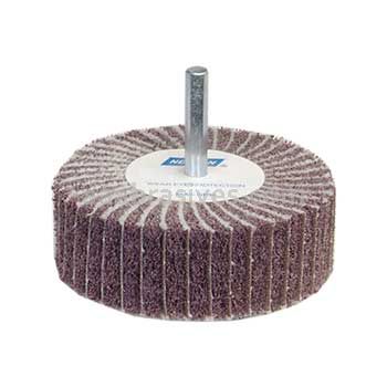 Norton 3 x 1 x 1/4 Shank A/O 120 Grit Norton Interleaf Flap Wheel