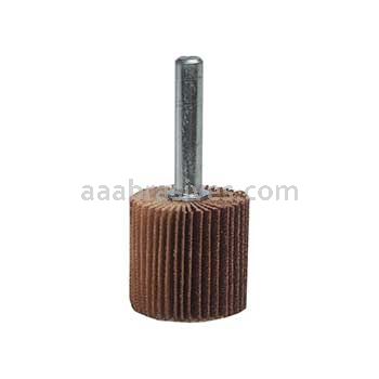 1 x 1 x 1/4 120 Merit Flexible Mini Grind-O-Flex Small Diameter Flap Wheels With 1/4" Steel Shank