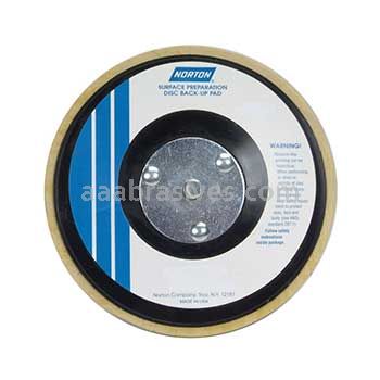Norton 8"x5/8-11 4,500 RPM Norton Surf Blend Hook & Loop back-up pad