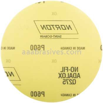 Norton 6 P600 Norton No-Fil Adalox Film H&L Q275 Paper Hook and Loop Discs