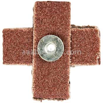 Norton 66261132230 1 x 1 x 3/8 60 Grit Metal R265 A/O Cross Pads