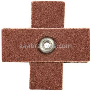 Norton 66261132239 2 x 2 x 3/4 60 Grit Metal R265 A/O Cross Pads