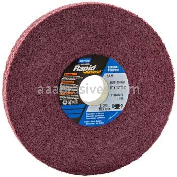 Norton 6 x 1/2 x 1 8AM Medium 8 Density Norton Rapid Finish General Purpose Convolute Wheel