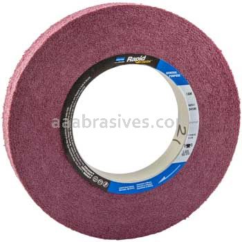 Norton 10 x 1 x 5 7AM Medium 7 Density Norton Rapid Finish General Purpose Convolute Wheel