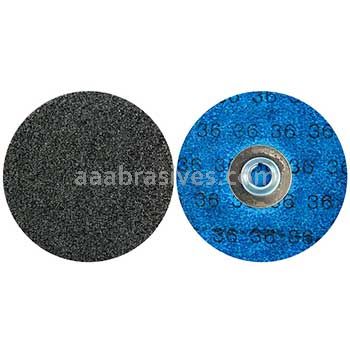 Norton 66261162114 3" 36 Silicon Carbide QC-T2-TS R464 Quick-Change Discs