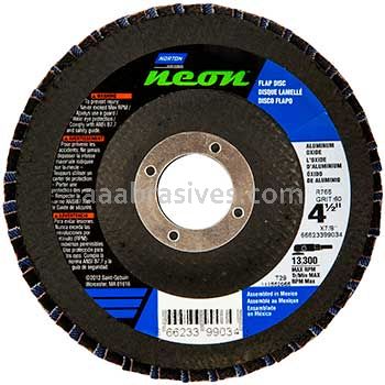 4-1/2 x 7/8 Norton Neon Type 29 40 R766 Flap Discs