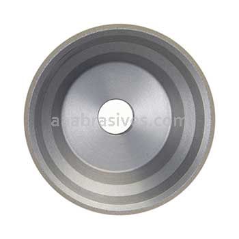 3-3/4 x 1-1/2 x 1-1/4 Type 11V9 Flaring Cup cBN Wheel Abrasive in Periphery CB120-WB99-1/16 ME92192