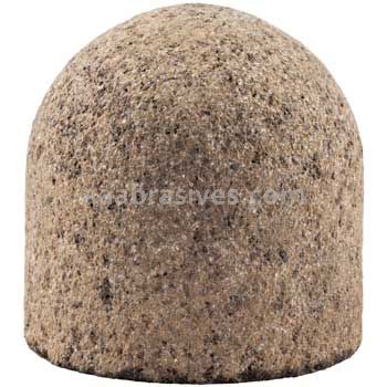 Norton 69078640232 3 x 3 x 3/8-24 Gemini 57A24-R Type 18R Plugs - Round Tip