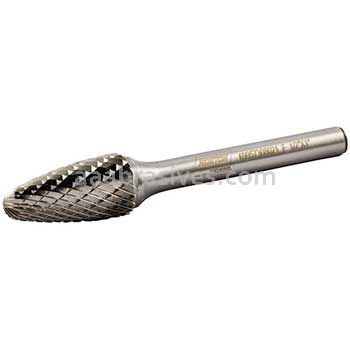 Norton 69957308021 SF5 Tree with Radius 1/2 x 1 x 2-3/4 Double Cut Burrs