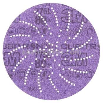 3M™ 7010518665 3" 180+ Grit 775L Cubitron™ II Hookit™ Clean Sanding Film Disc